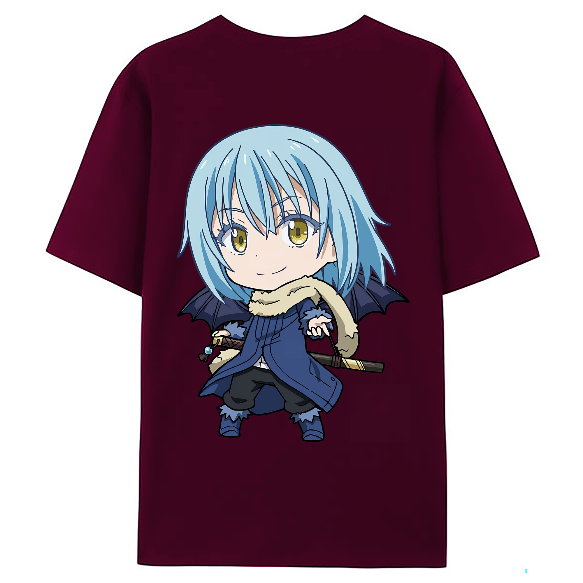 （画像用） 転スラ Regarding Reincarnated to Slime レディース半袖Tシャツ(バックプリント)